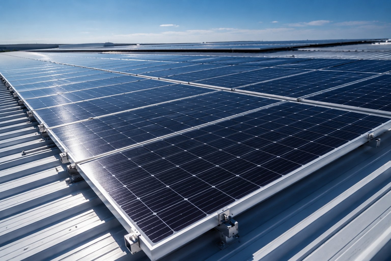 Industrial Tinshed Solar Installation